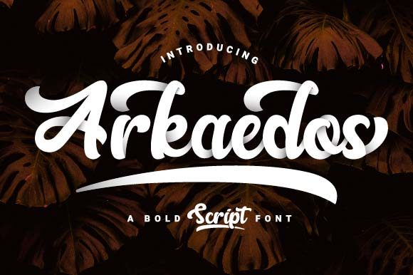 Arkaedos: A Bold Handwritten Font for Modern Branding