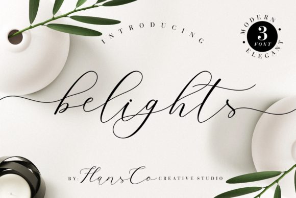 Belights: A Modern Handwritten Font for Web Design