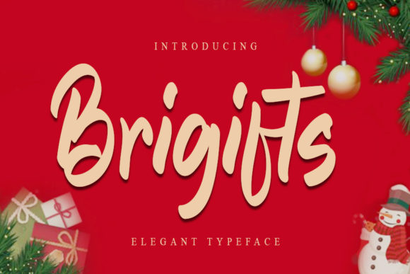 Brigifts: A Cheerful Script Font for Your Brand