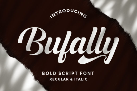 Bufally: The Vintage Script Font for Crafters