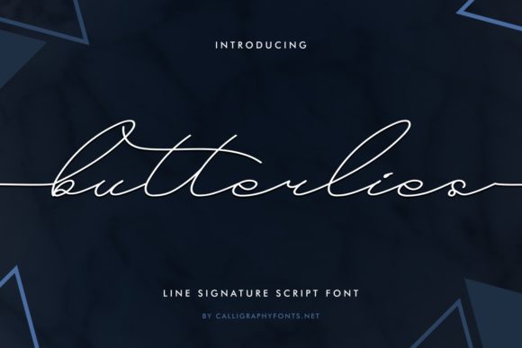Butterlies: A Premium Handwritten Font for Brand Identity