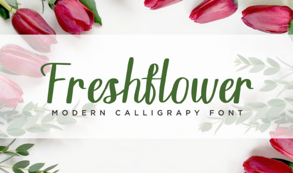 Freshflower: A Handwritten Font for Modern Editorial Design