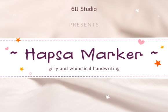 Hapsa Marker: A Script Font for Digital Design
