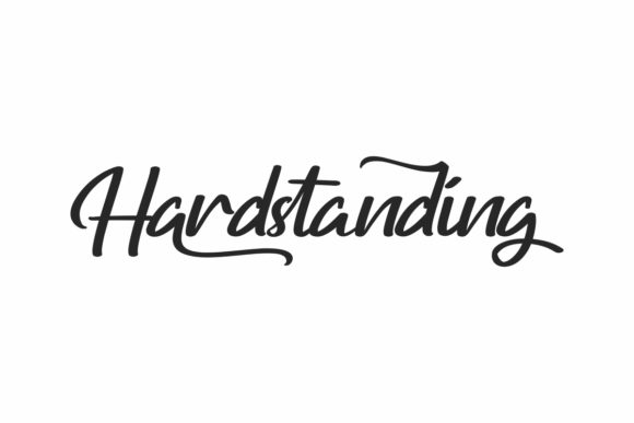 Hardstanding: The Elegant Handwritten Font for Crafters