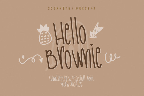 Hello Brownie: A Playful Handwritten Font for Web Design
