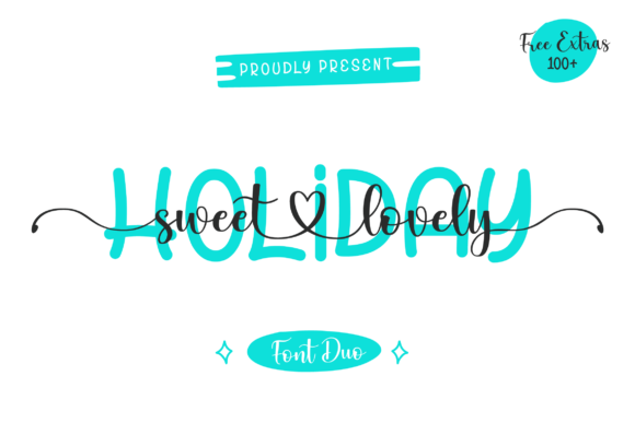 Holiday Sweet Lovely: A Festive Script Font for Makers