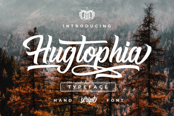 Hugtophia: A Modern Script Font for Web Design