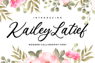 Kailey Latief: A Soft Handwritten Font for Web Design