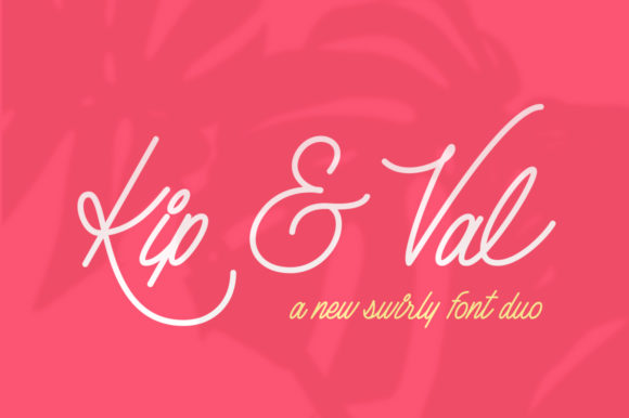 Kip Val: A Modern Script Font for Editorial Design