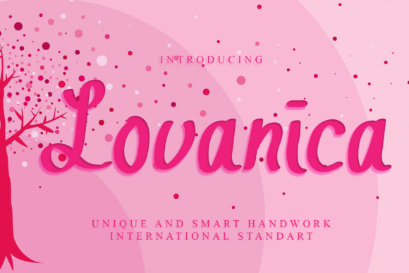 Lovanica: A Bold Handwritten Font for Branding