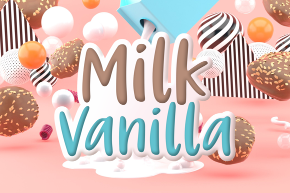 Milk Vanilla: A Sweet Handwritten Font for Business