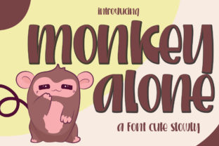 Monkey Alone: A Playful Font for Branding