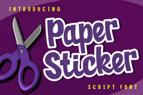 Paper Sticker: A Handwritten Font for Editorial Warmth