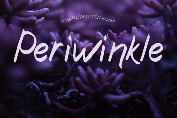 Periwinkle: A Handwritten Font for Modern Web Design