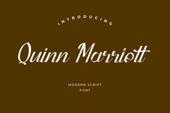 Quinn Marriott: A Handwritten Font for Web Design