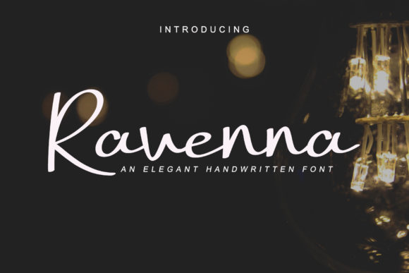 Ravenna: A Script Typeface for Editorial Elegance