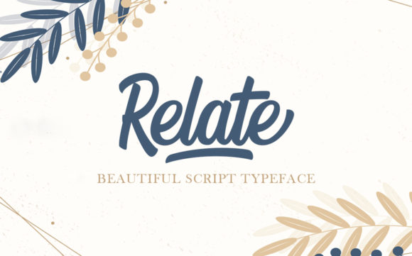 Relate: A Modern Handwritten Font for Web Design