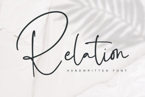 Relation: A Handwritten Font for Editorial Design