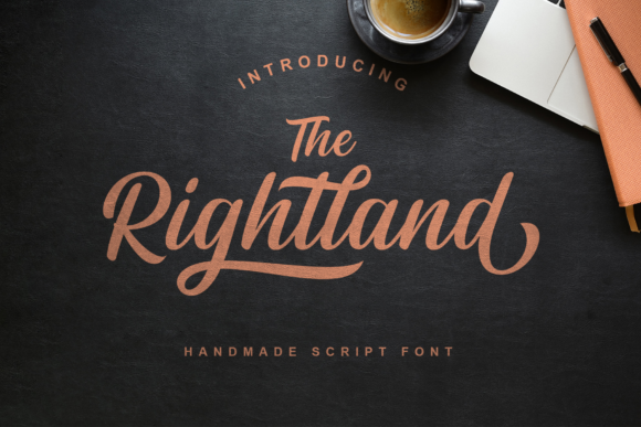 Rightland: The Handwritten Font for Makers