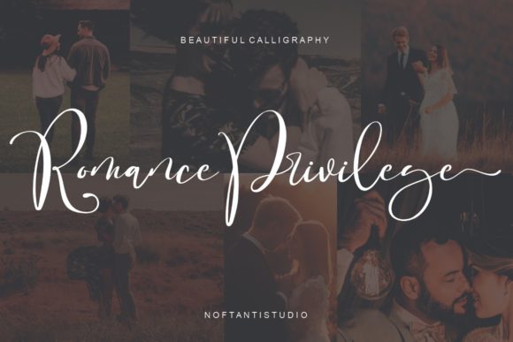 Romance Privilege: A Script Font for Editorial Design