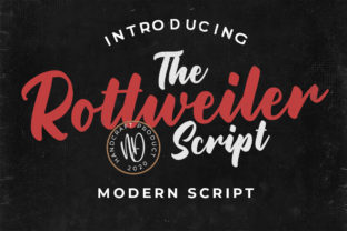 Rottweiler Font: A Handwritten Typeface for Editorial Design