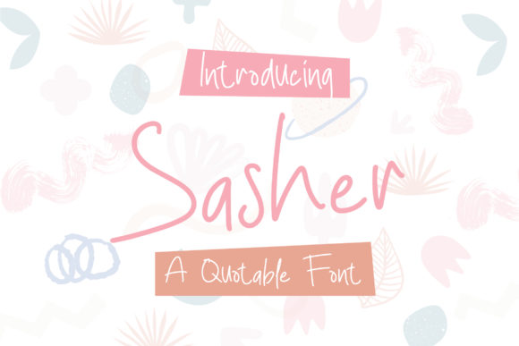 Sasher: The Handwritten Font for Scroll-Stopping Marketing