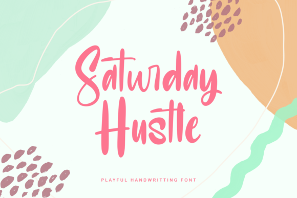 Saturday Hustle: A Playful Handwritten Font for Web Design
