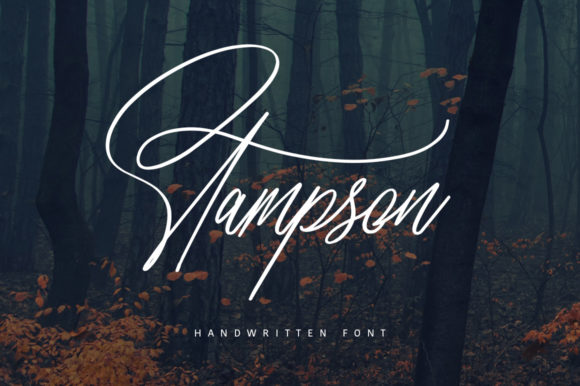 Stampson: A Refined Script Font for Makers
