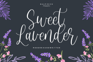 Sweet Lavender: A Modern Handwritten Font for Web Design