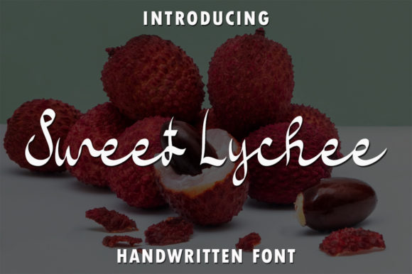 Sweet Lychee: A Modern Handwritten Font for Crafters