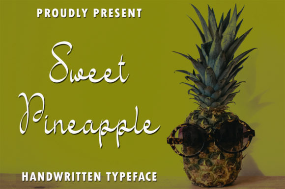 Sweet Pineapple: A Delicate Handwritten Font for Branding
