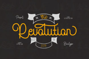 The Revolution Font: Nostalgic Script for Modern Brands