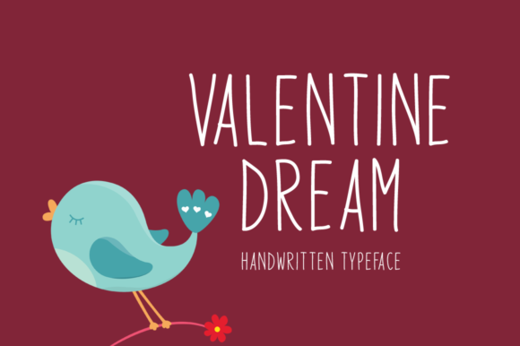 Valentine Dream: A Handwritten Font for Web Design