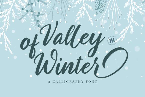 Valley of Winter: A Premium Script Font for Campaigns