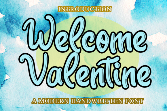 Welcome Valentine: A Playful Handwritten Font for Web